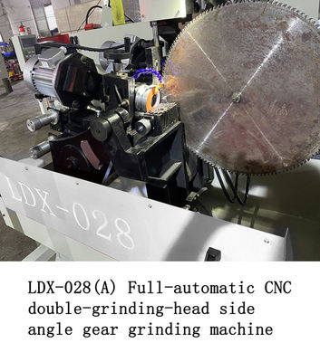 LDX-028A Máquina de rectificación de cuchillas de sierra TCT de doble cabeza de rectificación CNC de servo completo