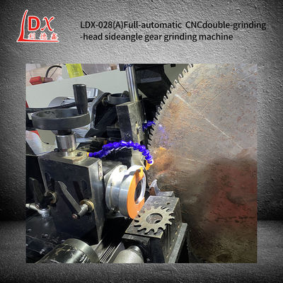 LDX-028A Máquina de rectificación lateral de hoja de sierra de carburo con doble cabeza de rectificación CNC completa