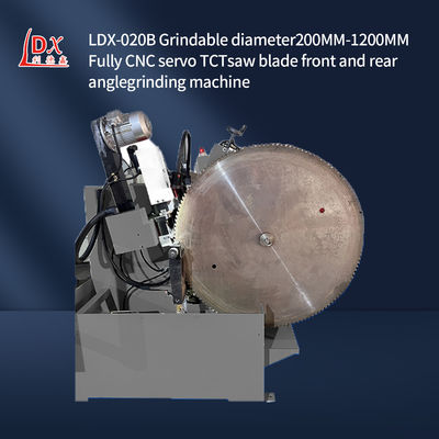 LDX-020B Gran máquina de molienda de punta y ángulo trasero con hoja de sierra circular CNC