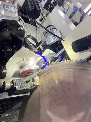 LDX-028A Máquina de rectificación de engranajes circulares CNC de tres ejes / cinco ejes con hoja de sierra doble cabeza de rectificación de ángulo lateral