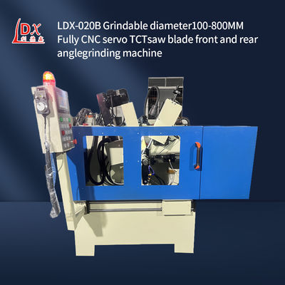 LDX-020B Máquina de molienda de aleación de aluminio circular de hoja de sierra de ángulo delantero y trasero