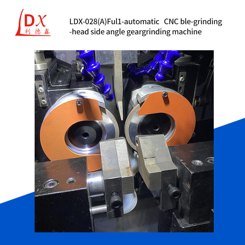 Servo TCT Saw Circular Saw Blade doble cabeza de rectificación ángulo lateral máquina de rectificación CNC completa LDX-028A
