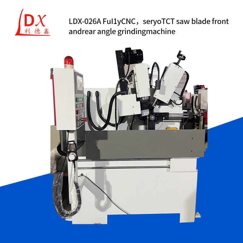 Abierto Full CNC Servo aleación circular de la hoja de la sierra delantera y trasera del ángulo de molienda máquina LDX-026A