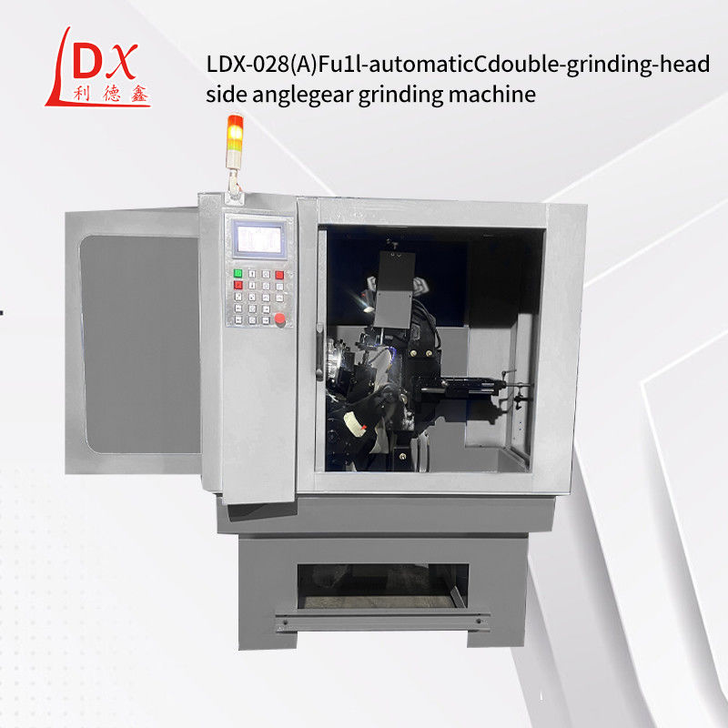 Máquina de rectificación de engranajes de doble cabeza de rectificación con hoja de sierra dura de CNC LDX-028A