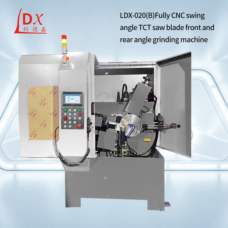 Máquina de rectificación de ángulo delantero y trasero de servoalimentación CNC completa TCT