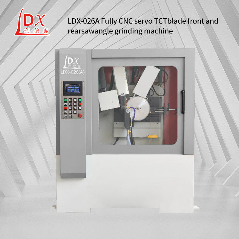 LDX-026A Servo de la hoja de la sierra de carburo delantera y trasera de la máquina de rectificación de ángulo Lidexin de investigación y desarrollo profesional