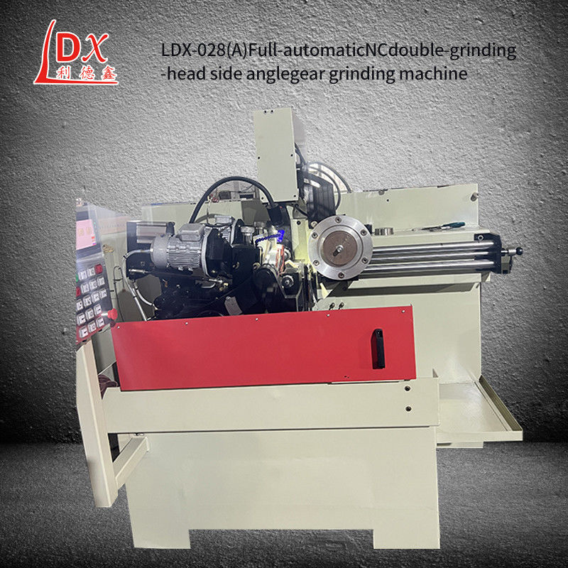 LDX-028A Gran máquina de rectificación de engranajes de aleación de aleación CNC con hoja de sierra de doble cabeza de rectificación