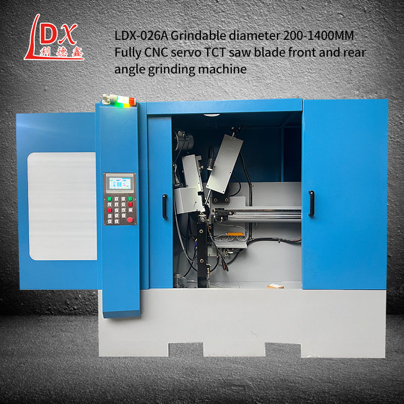 LDX-026A Diámetro de molienda 200-1300MM Máquina de molienda de engranajes de hoja de sierra circular totalmente CNC