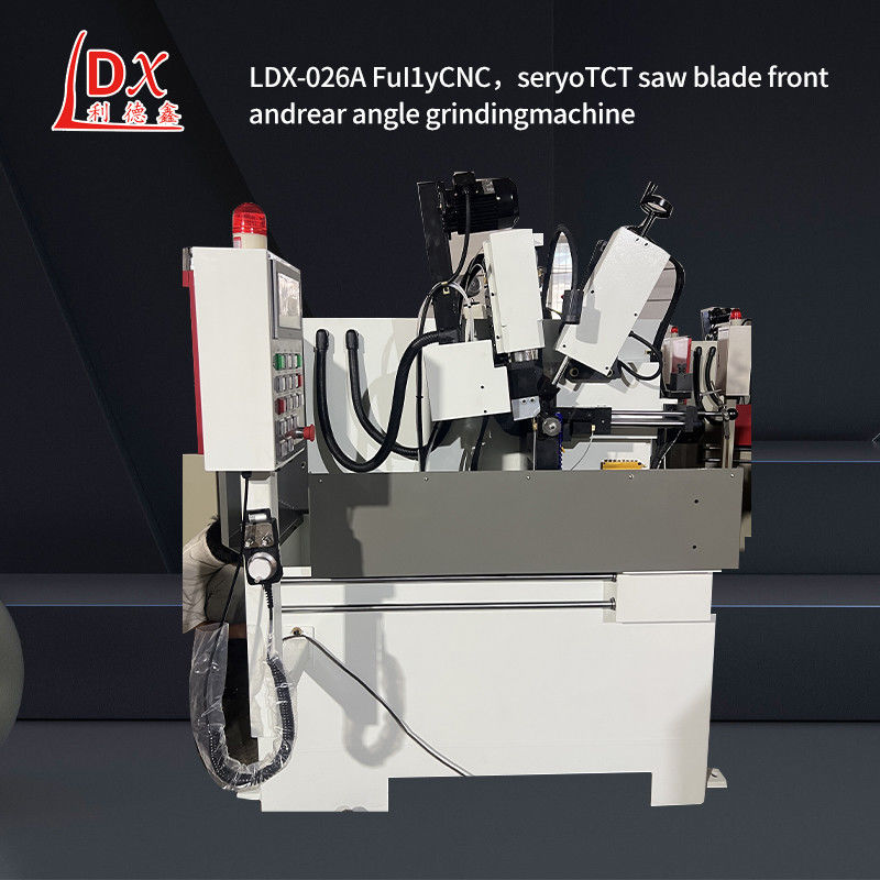 LDX-026A Máquina de molienda de ángulo de Guangdong, cuchilla circular automática antes y después de la molienda de ángulo