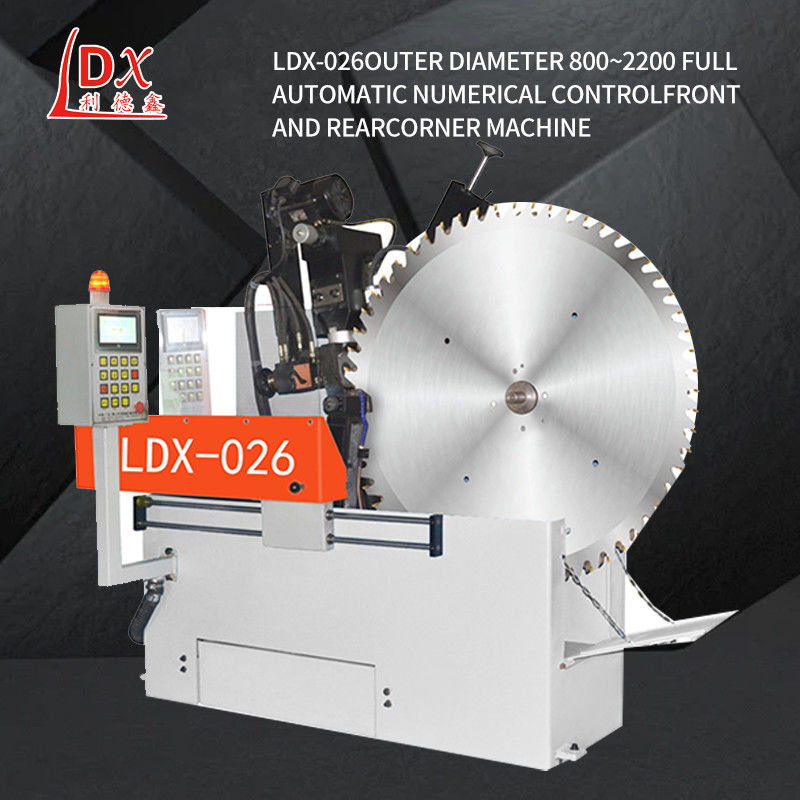 LDX-026A Diámetro de molienda 500-2000MM Servo alimentación completa máquina de molienda de hoja de sierra circular CNC