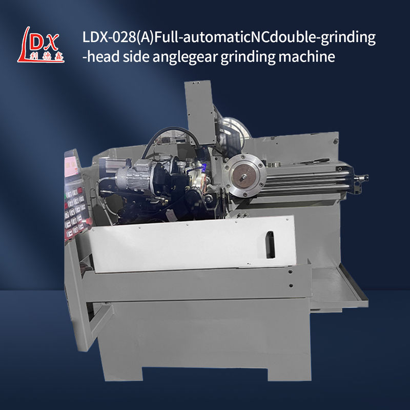 LDX-028A Gran hoja de sierra circular CNC doble cabeza de rectificación de ángulo lateral fabricantes de máquinas de rectificación
